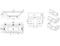 Товар: Акриловая ванна Ravak City Slim 180x80 C921300000 без гидромассажа - фото 6 Акриловая ванна Ravak City Slim 180x80 C921300000 без гидромассажа — фото 6, Акриловые ванны