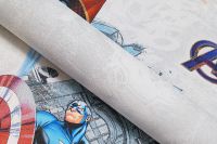 Обои детские Артекс New Look 6 10909-01 Винил на флизелине (1,06*10,05) Серый, Штукатурка/Надписи — фото 2, Обои для стен