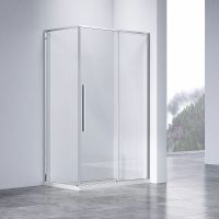 Душевой уголок Vincea Slim-N 100x80 VSR-4SN8010CL профиль Хром стекло прозрачное — фото 1, Прямоугольные душевые уголки