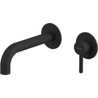 Смеситель для раковины Whitecross Y black Y1216BL Черный матовый — фото 1, Смесители