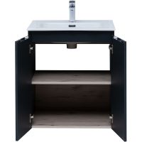 Товар: Тумба под раковину Aquanet Алвита New 60 277523 подвесная Антрацит - фото 4 Тумба под раковину Aquanet Алвита New 60 277523 подвесная Антрацит — фото 4, Тумбы под раковину