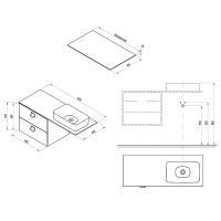 Товар: Столешница под раковину Ravak Comfort 120 X000001381 Белая - фото 9 Столешница под раковину Ravak Comfort 120 X000001381 Белая — фото 9, Раковины
