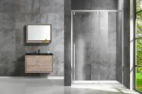 Душевая дверь Vincea Lugano 150 VDS-1L150CL-1 профиль Хром стекло прозрачное — фото 3, Раздвижные душевые двери