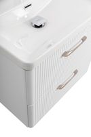 Тумба под раковину BelBagno Due 50 DUE-500-2C-SO-BM-P подвесная Белый металлик — фото 6, Тумбы под раковину