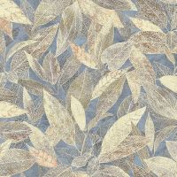 Обои RASCH Murano 645552 Винил на флизелине (1,06*10,05) Серый/Золото, Листья — фото 5, Обои для стен