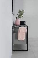 Полотенцедержатель для тумбы Allen Brau Priority 1.31007.BB Черный браш — фото 5, Комплектующие для душевого оборудования