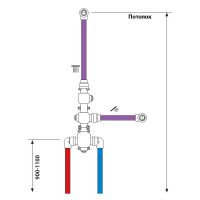 Душевая система Timo Selene SX-2229/03SM с термостатом Черная матовая — фото 3, Встраиваемые душевые комплекты