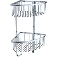 Полка корзина Kaiser KH-5270 угловая Хром — фото 1, Полки для ванной и душа