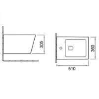 Биде Vincea Q-Line VB1-12 подвесное Белое — фото 2, Биде