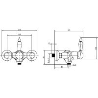 Товар: Смеситель для душа Boheme Crystal 284-CRST Золото - фото 5 Смеситель для душа Boheme Crystal 284-CRST Золото — фото 5, Смесители