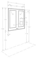 Зеркало Aquaton Сакура 120 1A249702SKW80 Белое — фото 3, Зеркала в ванную комнату