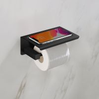 Держатель туалетной бумаги Timo Selene 14044/03 Черный — фото 2, Держатели туалетной бумаги