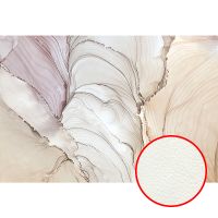 Фреска Ortograf Fluid art 34216 Фактура флок FLK Флизелин (4*2,7) Бежевый/Сиреневый/Серый, Абстракция — фото 1, Фрески