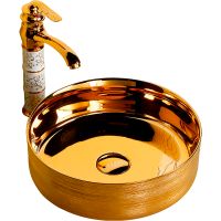 Раковина-чаша Ceruttispa 36 CR7044AS СТ9537 Золото — фото 1, Раковины