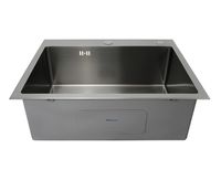 Кухонная мойка Kaiser KSM-6046 Black — фото 3, Кухонные мойки