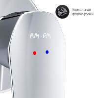 Смеситель для раковины AM.PM Gem Хром арт-F90A72200 — фото 11, Смесители для раковины