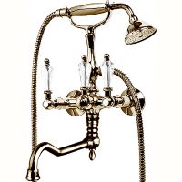 Смеситель для ванны Cezares Diamond DIAMOND-VDF-02-Sw Бронза — фото 1, Смеситель для ванны