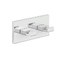 Двойной крючок Langberger Molveno 71132 Хром — фото 1, Крючки для полотенец