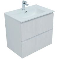 Тумба под раковину Aquanet Джейн 70 335423 подвесная Белая матовая — фото 9, Мебель для ванной