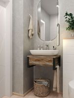 Тумба под раковину 1MarKa Grunge Loft 60П Ц0000001579 подвесная Дуб намибия — фото 5, Тумбы под раковину