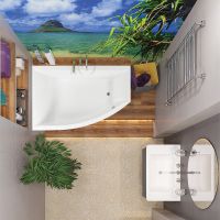 Акриловая ванна Vagnerplast Veronela 160x105 L VPBA160VEA3LX-04 без гидромассажа — фото 2, Акриловые ванны