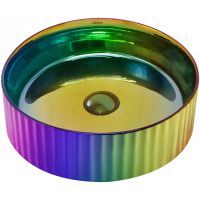 Раковина-чаша Abber Bequem 36 AC2114Regen Хамелеон — фото 1, Раковины накладные