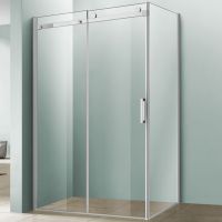 Душевой уголок Vincea Como 140х90 VSR-1C9014CL профиль Хром стекло прозрачное — фото 1, Прямоугольные душевые уголки