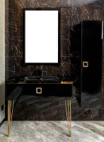 Товар: Тумба под раковину Boheme Armadi Art Lucido 100 770-100-B подвесная Черный глянец - фото 4 Тумба под раковину Boheme Armadi Art Lucido 100 770-100-B подвесная Черный глянец — фото 4, Мебель для ванной