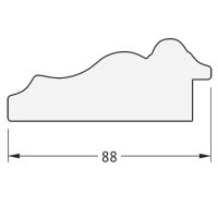 Зеркало Evoform Exclusive 86х56 BY 1237 с фацетом в багетной раме - Римское серебро 88 мм — фото 5, Мебель для ванной