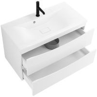 Тумба под раковину BelBagno Marino 110 MARINO-1100-2C-SO-BO-P подвесная Bianco Opaco — фото 4, Тумбы под раковину