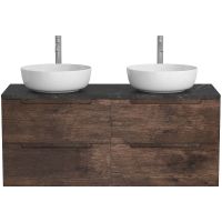 Тумба под раковину BelBagno Etna 120 ETNA-1200-4C-SO-2-RW подвесная Rovere Moro — фото 10, Тумбы под раковину