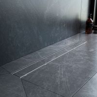 Душевой лоток AM.PM PrimeFlow 70 W02SC-U11-070-04SB с решеткой Хром матовый / под плитку Tile — фото 11, Душевые лотки