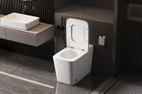 Унитаз Abber Rechteck AC1213P приставной с сиденьем Микролифт — фото 11, Умные унитазы