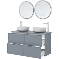 Тумба под раковину Aquanet Арт 60 313274 подвесная Мисти грин — фото 22, Тумбы под раковину