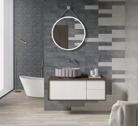 Зеркало Kerama Marazzi Cono 70 CO.mi.P.70\WHT с подсветкой Белое матовое с бесконтактным выключателем — фото 2, Мебель для ванной