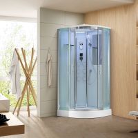 Товар: Душевая кабина Black&White Galaxy 90х90 5501900 с гидромассажем профиль Серебристый хром задняя стенка Белая - фото 3 Душевая кабина Black&White Galaxy 90х90 5501900 с гидромассажем профиль Серебристый хром задняя стенка Белая — фото 3, Душевые кабины