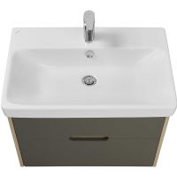 Тумба под раковину Aquaton Оливия 70 1A254301OLUG0 подвесная Грей Дуб ойстер — фото 3, Тумбы под раковину