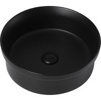 Раковина-чаша Abber Bequem 40 AC2103MB Черная матовая — фото 2, Раковины накладные