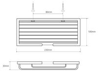 Товар: Полка корзина Bemeta Cytro 102308070 Черная матовая - фото 2 Полка корзина Bemeta Cytro 102308070 Черная матовая — фото 2, Полки для ванной и душа