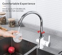 Смеситель для кухни Gappo G03-8 G4303-8 Белый Хром — фото 9, Смесители для кухни