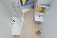 Товар: Зеркало Ravak 10° 65 R X000001081 угловое Темный орех - фото 3 Зеркало Ravak 10° 65 R X000001081 угловое Темный орех — фото 3, Зеркала в ванную комнату