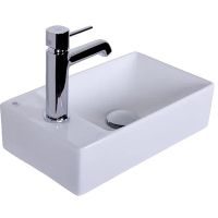 Товар: Раковина Orange 38 R B05-375RW Белая глянцевая - фото 1 Раковина Orange 38 R B05-375RW Белая глянцевая — фото 1, Мини-раковины