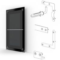 Зеркало Evoform Exclusive-G Floor 204х114 BY 6367 с гравировкой в багетной раме - Травленое золото 99 мм — фото 6, Мебель для ванной