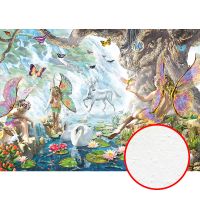 Фреска детская Ortograf Сказочная страна 6205 Фактура бархат FX Флизелин (3,8*2,7) Разноцветный, Ангелы/Животные/Водопады арт-6205 (бархат FX) — фото 1, Фрески