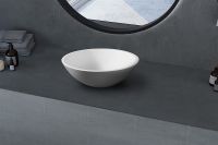 Раковина-чаша Abber Stein 40 AS2608 Белая матовая — фото 3, Раковины накладные