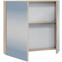 Зеркальный шкаф СанТа Сатурн 70 700372 Дуб австрийский — фото 2, Зеркальные шкафы в ванную