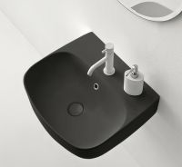 Товар: Раковина Kerasan Nolita 50 534031*1 Черная матовая - фото 6 Раковина Kerasan Nolita 50 534031*1 Черная матовая — фото 6, Раковины