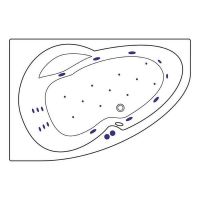 Товар: Акриловая ванна Excellent Newa 160x95 L WAEX.NEL16.ULTRA.GL с гидромассажем - фото 10 Акриловая ванна Excellent Newa 160x95 L WAEX.NEL16.ULTRA.GL с гидромассажем — фото 10, Ванны