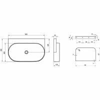 Товар: Раковина Ravak Yard 80 XJX01080000 Белая - фото 5 Раковина Ravak Yard 80 XJX01080000 Белая — фото 5, Раковины