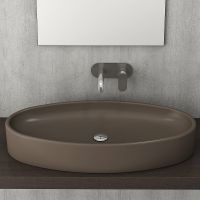 Товар: Раковина-чаша Bocchi Cortina Vessel 85 1014-025-0125 Кофейная матовая - фото 2 Раковина-чаша Bocchi Cortina Vessel 85 1014-025-0125 Кофейная матовая — фото 2, Раковины